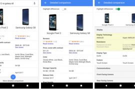 Google brings phone comparison to its Search