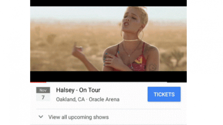 youtube sell tickets