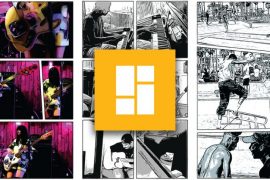 How to create a comic strip from videos on Android