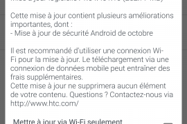HTC U Ultra receives update with October security patch