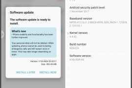 LG V30 getting an OTA update with November security patch