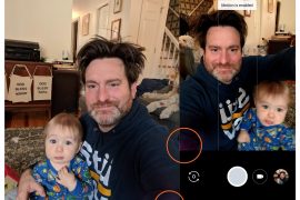 Google Pixel 2 front cam throwing in purple lens flare for some users