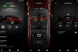 Tesla Android app gets an update with new features