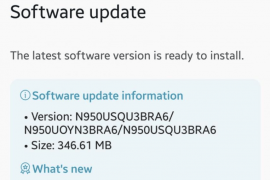 New Sprint Note 8 update released as build N950USQU3BRA6, no Oreo yet!