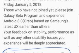 Samsung Galaxy S8 Oreo