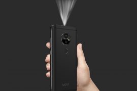 Moviphone is a new smartphone with an in-built projector