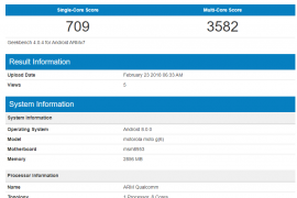Moto G6 benchmarked with Snapdragon 625, 3GB RAM and Android 8.0 Oreo