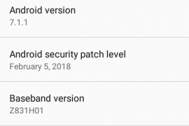 ZTE Maven 2 updated to February security patch via build B32