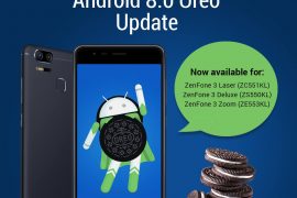 Android 8.0 Oreo update for ZenFone 3 Laser, ZenFone 3 Deluxe and ZenFone 3 Zoom coming within a week