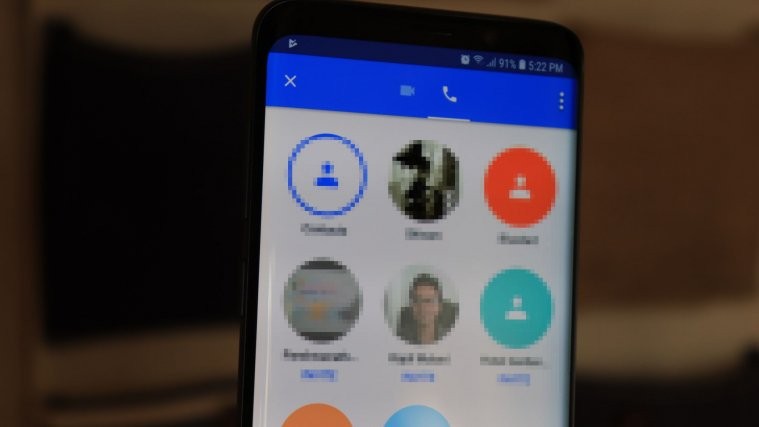 Google Duo Contacts List