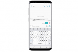How to fix Galaxy S9 Messaging app bubble colors not changing or visible problem