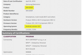 Android 8.0 Oreo update coming soon for Galaxy S7, S7 Edge, Xcover 4, A7 2017, A5 2017, and A3 2017; certified at Wi-Fi Alliance