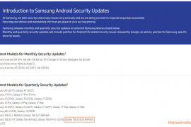 Security updates for Verizon Galaxy Tab E 8.0 (Refresh) confirmed by Samsung