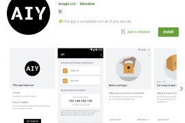 Google AIY Projects now available for download on Play Store