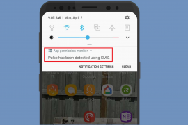 How to disable the App permission monitor’s persistent notification on Galaxy S8, Note 8 and S9