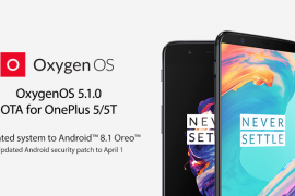 OnePlus 5 and 5T Oreo 8.1
