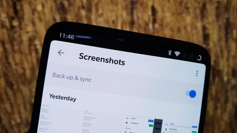 OnePlus 6 screenshots trick