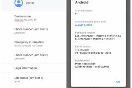 Asus ZenFone Max Pro M1 gets Android Pie update via unofficial port