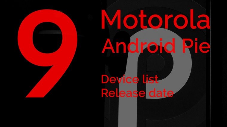 Motorola Android 9 Pie