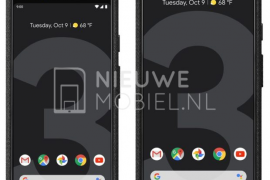 Looks like this is the Pixel 3 (with a big notch on XL)