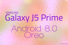 Android Oreo now available for Galaxy J5 Prime