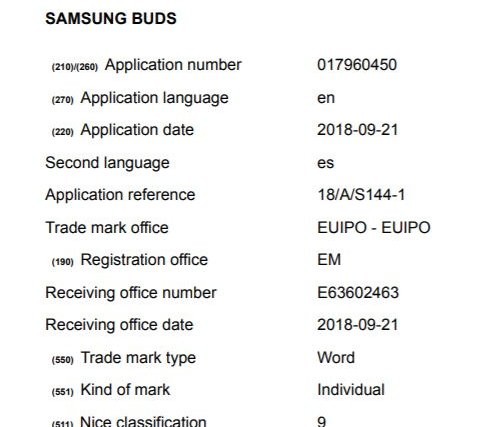 Trademark Samsung Buds