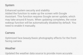 Vivo Nex A update 1.8.5 brings improved camera, weather and Google Assistant screen wake up