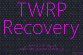 TWRP 3.2.3-1 adds decrypt support for Android 9 Pie, available for Pixel devices