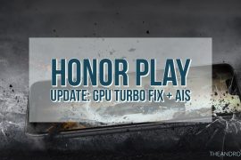 Honor Play gets new update that brings AIS and GPU Turbo fix (version 8.2.0.125)