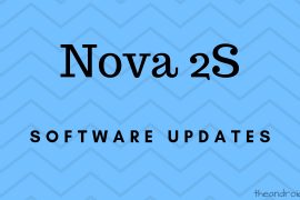 Huawei Nova 2S software updates