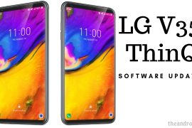 LG V35 ThinQ software update
