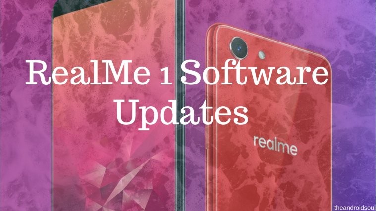 RealMe 1 Software Updates