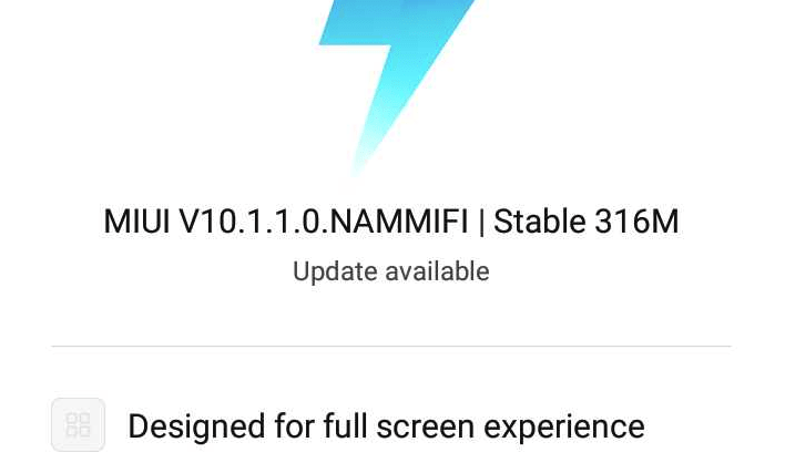 Redmi 4 MIUI 10 update