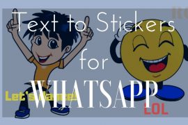 How to write text on WhatsApp stickers