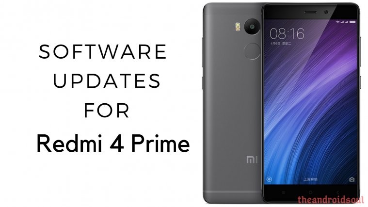 Xiaomi Redmi 4 Prime software updates