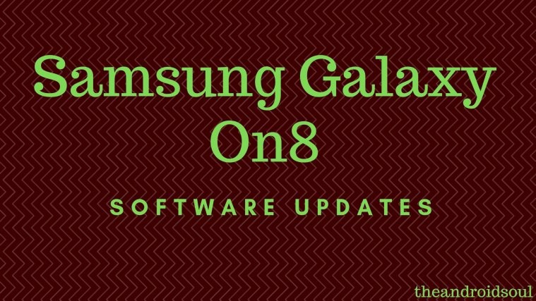 Samsung Galaxy On8 software updates