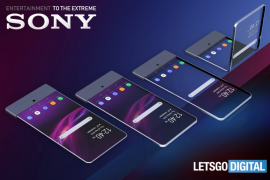 Sony foldable phone