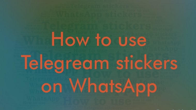 Telegram stickers on WhatsApp app