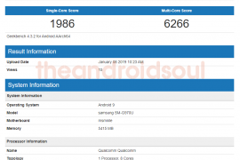 Samsung Galaxy S10 Lite shows up on Geekbench
