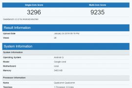 Google Coral leaks out with Android Q and impressive benchmark scores