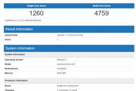 Moto G7 benchmarked with Snapdragon 625, 3GB RAM and Android 9 Pie
