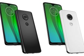 Moto G7 press renders - Black and White