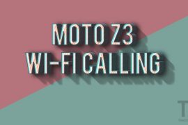 Verizon Moto Z3 receives update enabling Wi-Fi calling