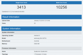 Samsung Galaxy S10 Plus shows up on Geekbench