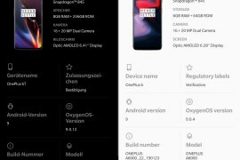 OnePlus 6T and OnePlus 6 get updated to OxygenOS 9.0.12 and 9.0.4 respectively