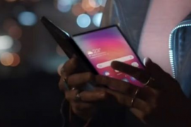 Samsung gives first look at its foldable smartphone