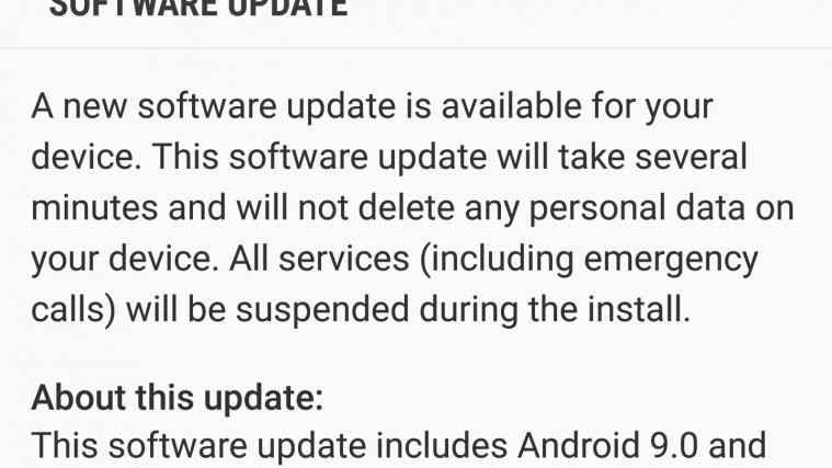 AT&T Android Pie update for Note 8, S8 and S8 Plus