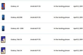 Android 9 Pie for Galaxy Tab S4 and Galaxy J4 to roll out in April