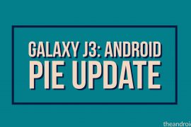 Android 9 Pie for Samsung Galaxy J3 to release soon in the US