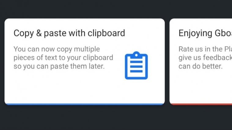 Gboard Clipboard feature